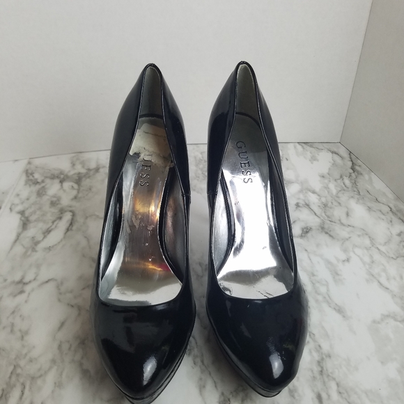 Guess Shoes - Guess Platform Heels 8 1/2  5" Heel Stunning Black